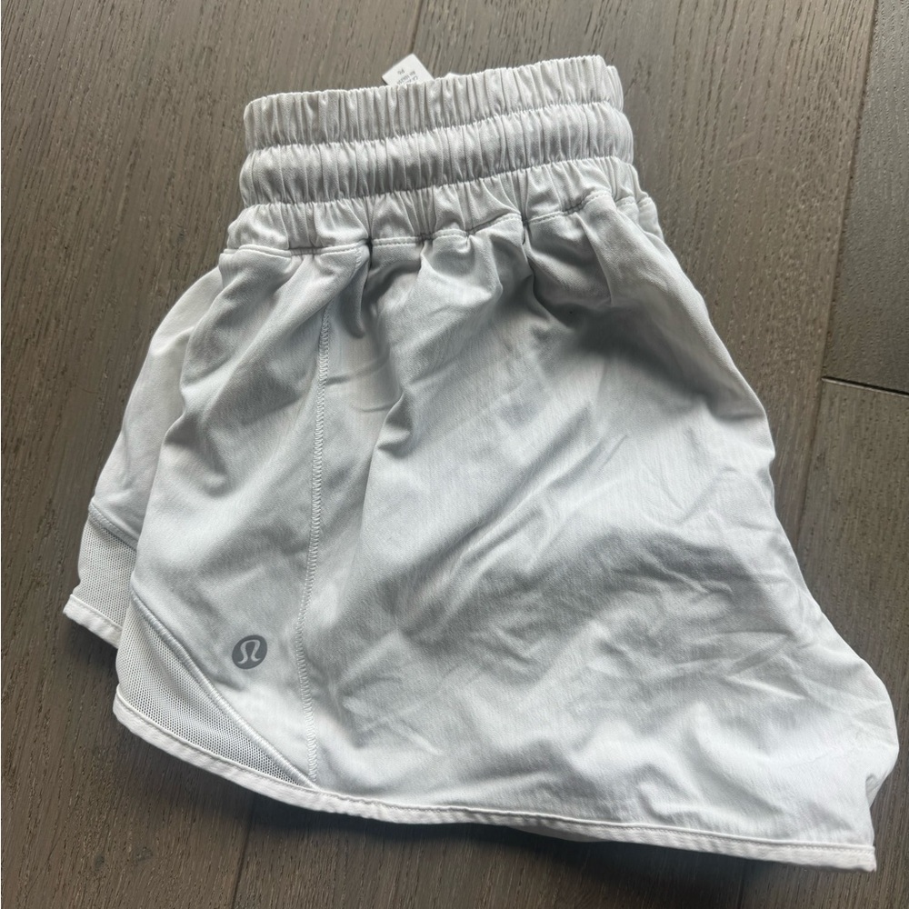 Lululemon white mesh Athletic Shorts